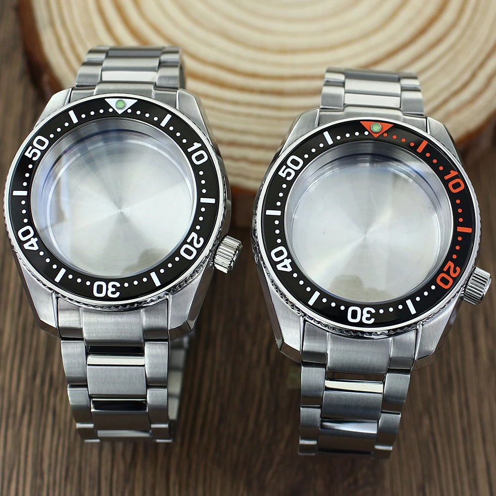 42mm Men's Watch NH36 Case band 316L Stainless Steel For NH34 NH35 NH36 Movement 28.5mmDial Sapphire Glass Modified SPB185 Parts