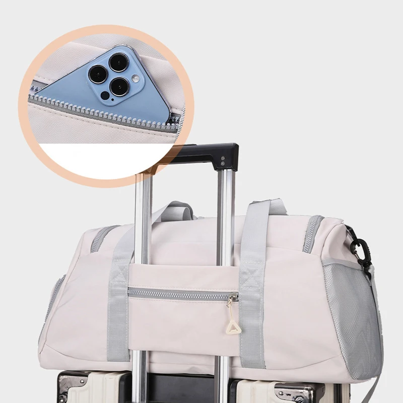 Outdoor Luggage Storage Bag Travel Bag With Dry And Wet Separation Short Distance Sports Handbag Boarding Bag