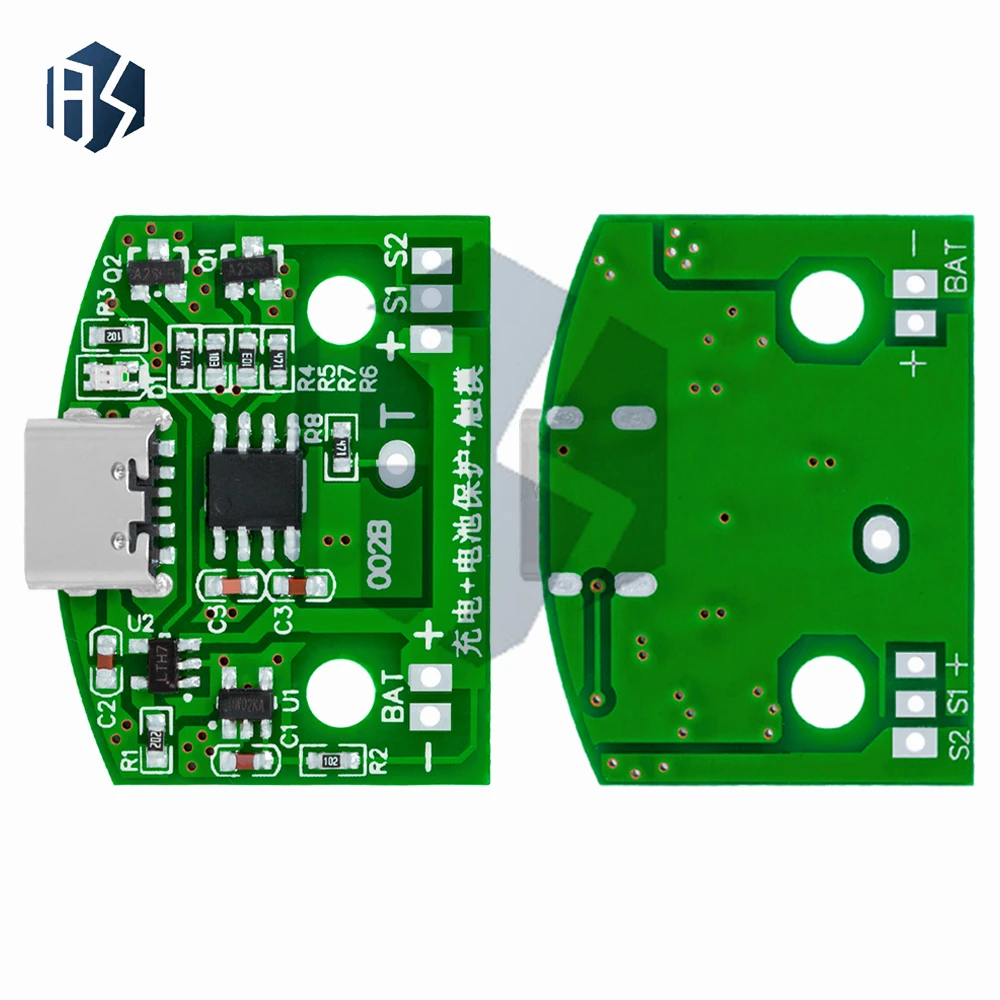 Circuit imprimé de lampe de Table 8w type-c, chargement USB, trois vitesses, gradation continue, Led tactile, petite lampe de nuit, Module de commande vert
