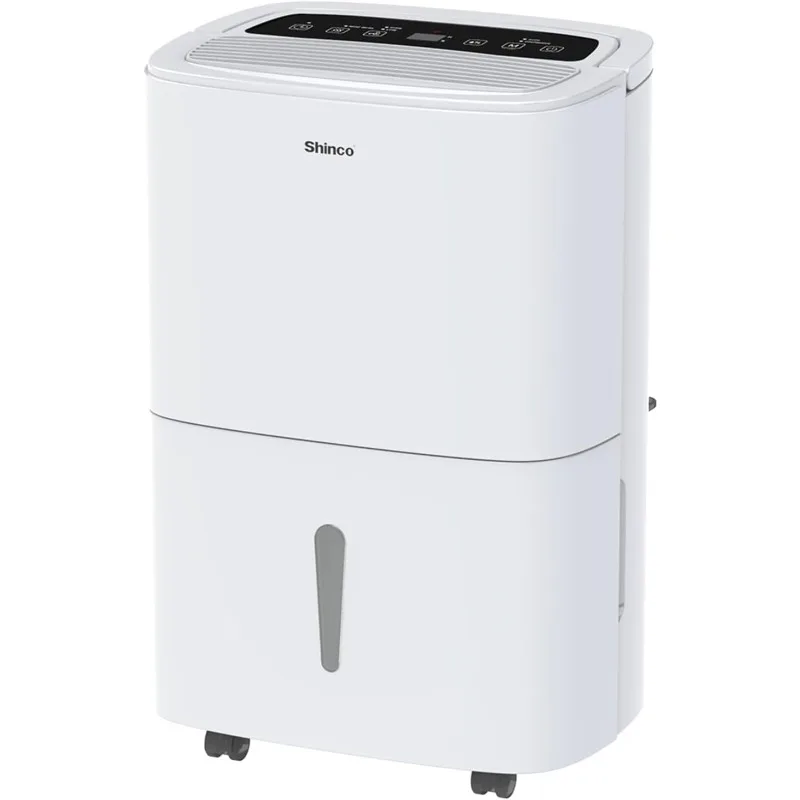 

Shinco 120 Pints 6,000 Sq.Ft Energy Star Home Dehumidifier with drain hose,Auto Moisture Removal with Adjustable Humidity Sensor