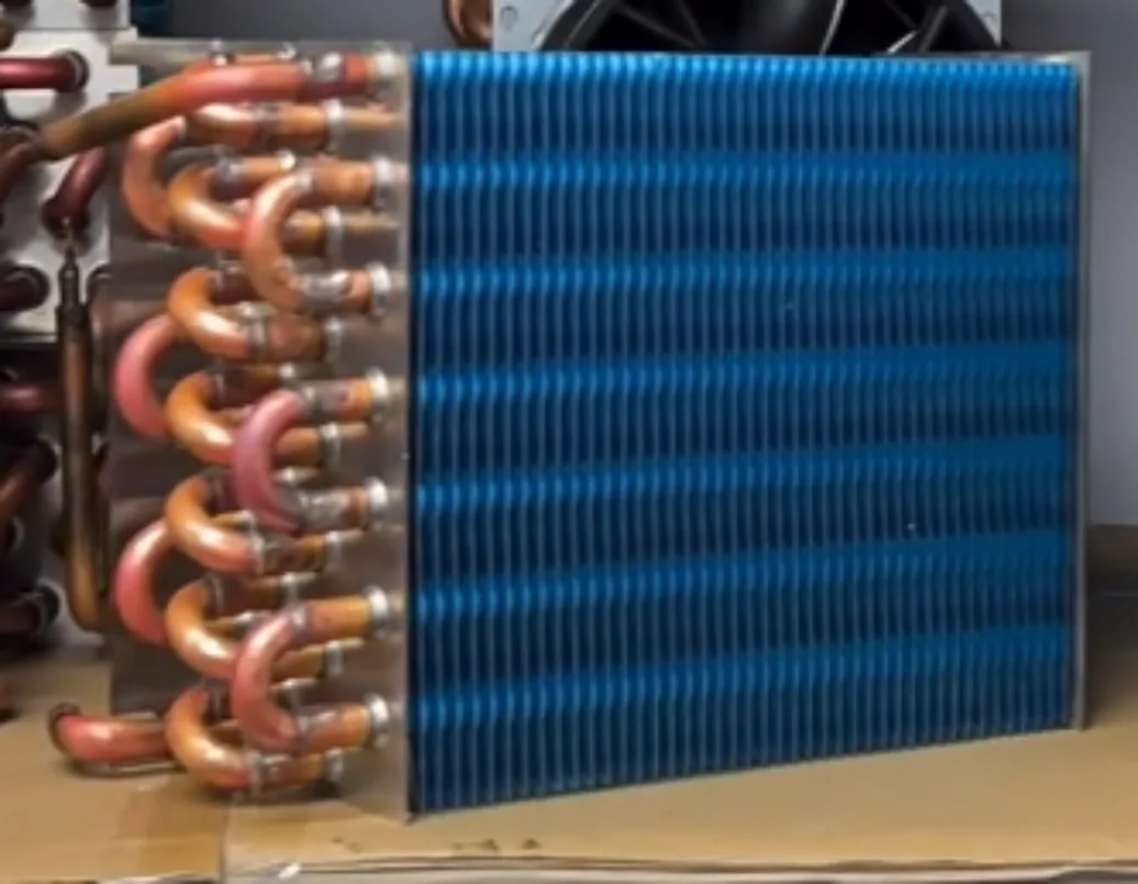 Experimental Box Refrigerator Refrigeration Evaporator Small Freezer Condenser Cooler Copper Tube 282*90*154mm view 2
