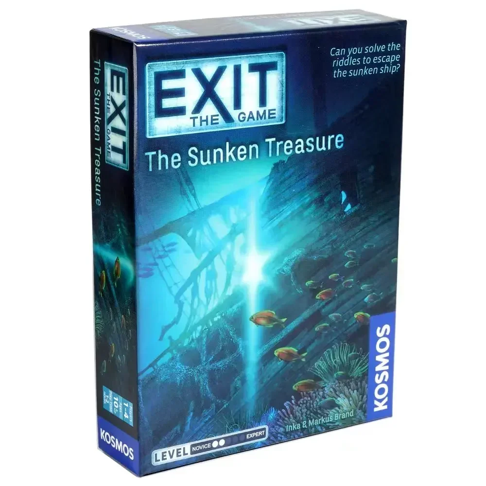 Exit Game The Abandoned Cabin The Haunted Roller Coaster Dead Man on The Orient Express The House of Riddles Card  Board Game