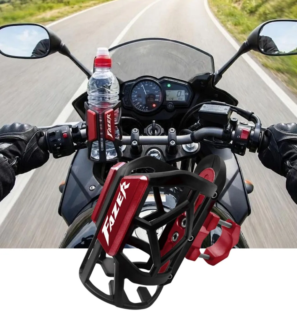 دراجة نارية كأس الماء حامل لياماها FZ1 FZ6 FZ8 FZ-1 FZ-6 FZ-8 Fazer 150 250 400 1000 دراجة نارية موضة حامل أكواب الماء #1