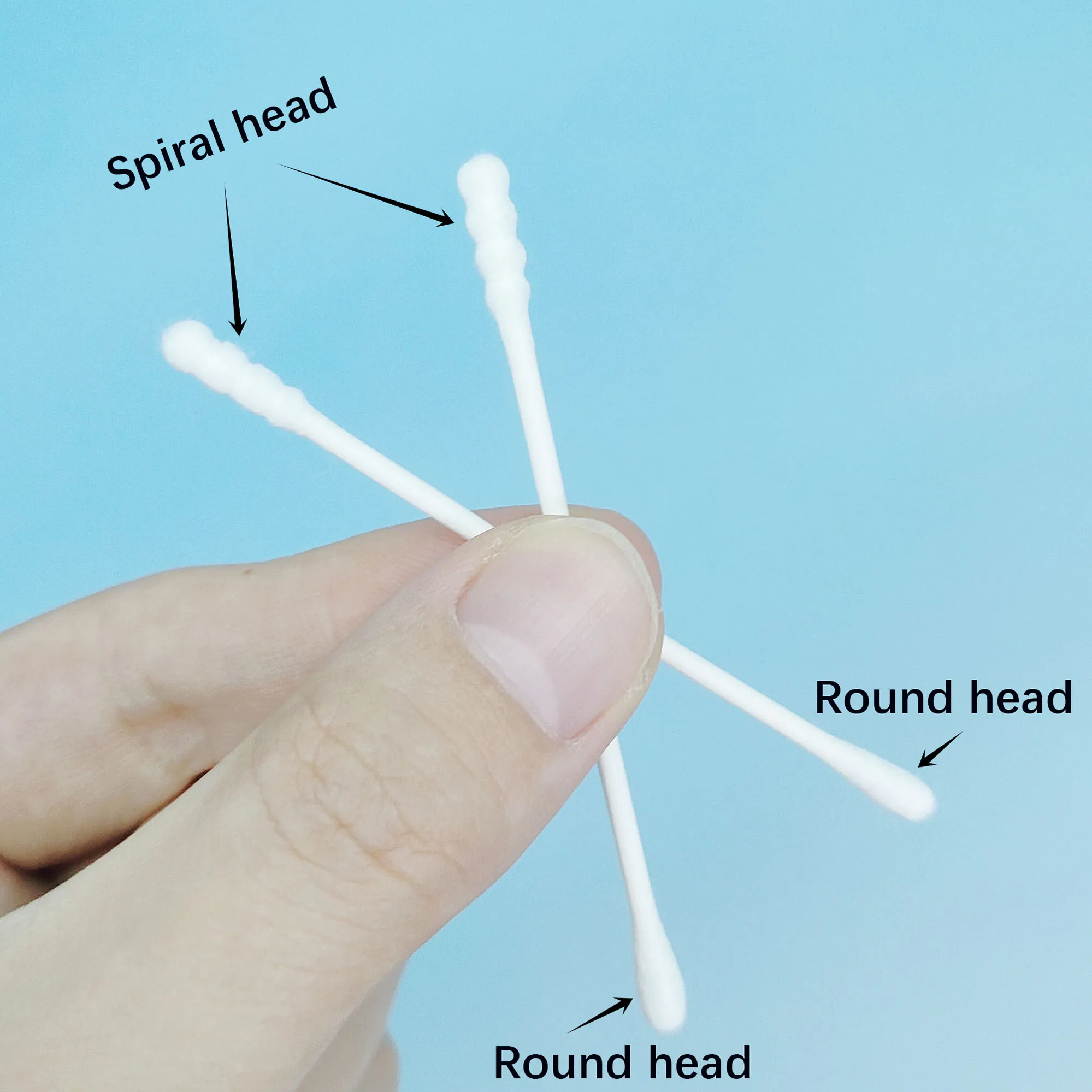 600개 월드컵 축구 테마 양면 면봉, 창의적인 팀 스포츠 요소 나선형 면봉 스틱