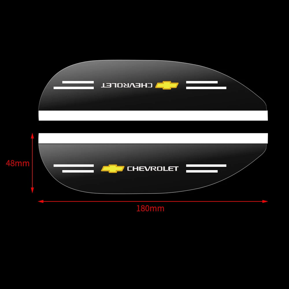 2PC Car Badge Rearview Mirror Rain Eyebrow Cover Rainproof Sunshade Sticker For Chevrolet Captiva Lacetti Aveo Cruze Trax Camaro