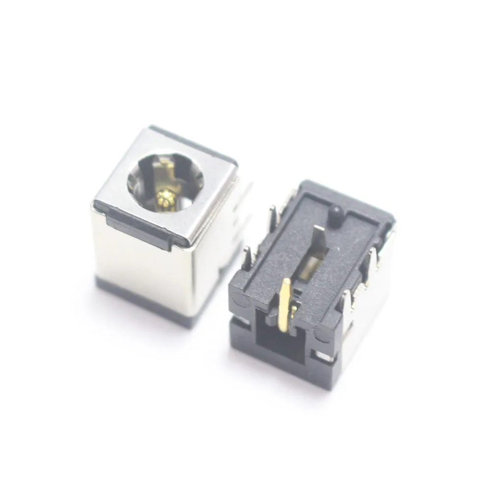 2pcs DC-007B 5.5*2.5mm / 5.5*2.1mm DC Power jack Connector Panel Mounting Jack Adaptor for PC laptop