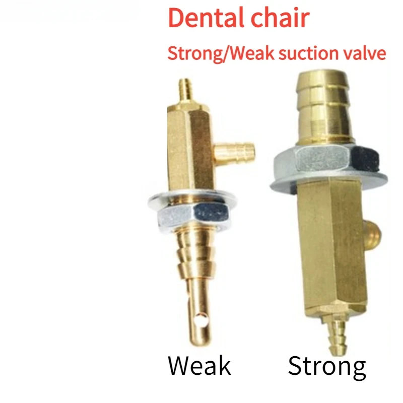 

High Quality Dental Strong/Weak Suction Valve Dental Brass Valve for Spare Part Dental Unit Dentist Chair Dentist Lab Tool