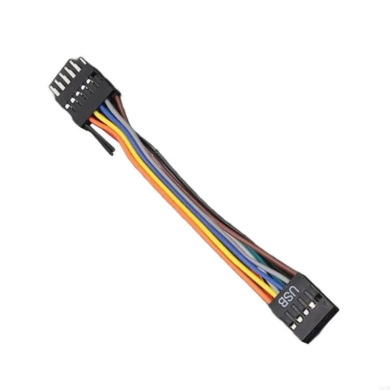 

G6DD 11Pin To 9Hole USB 9pin Male to Female Internal Motherboard Header Cable