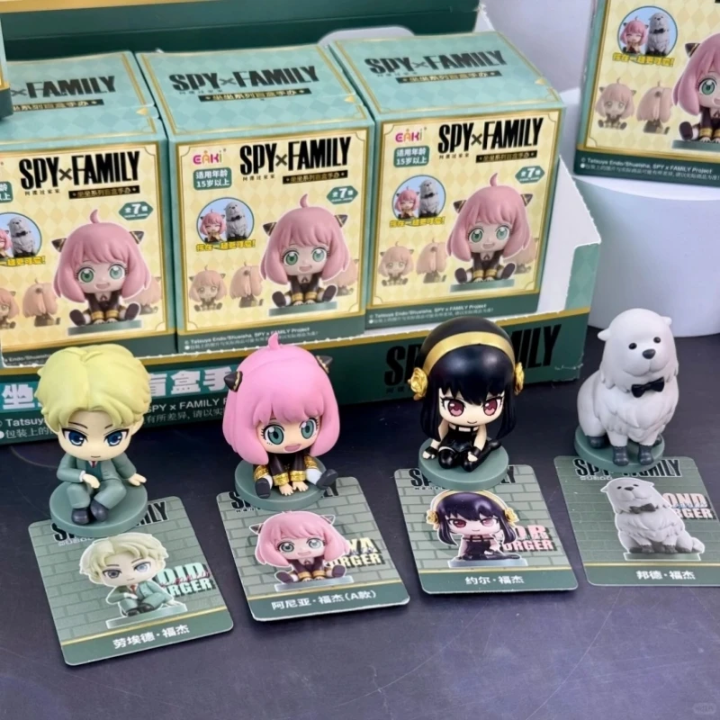 Caja ciega sorpresa Original SPY×FAMILY, personaje de Anime, modelo de figura, colección de juguetes, decoración Anya Loid Yor Bond, regalo para niños
