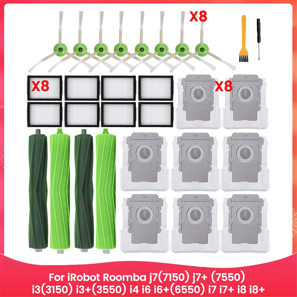 

A76Z Replacement Parts for J7(7150) J7+ (7550) I3(3150) I3+(3550) I4 I6 I6+(6550) I7 I7+ I8 I8+ Robot Parts