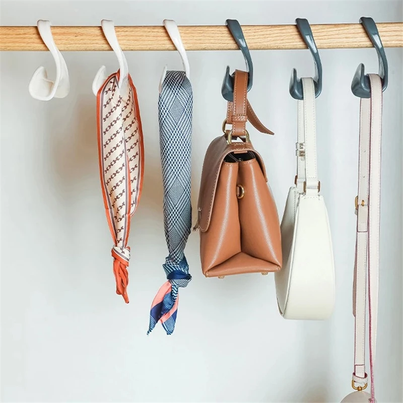 Handbag Organizer Hanging Hook Creative Anti-Crease Storage Silk Scarf Clothes Bag Hanger Closet Accessories