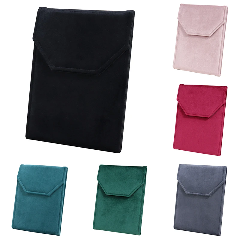 High-end Velvet Jewelry Organizer Pouch Bracelet Pearl Necklace Storage Wedding Favors Gifts Bag Fashion Jewelry Packaging Bag