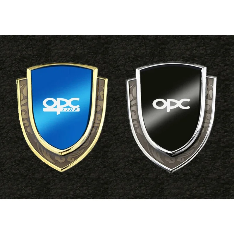 Car stickers 3D metal accsesories car accessory for opel opc opcline astra h j k g vectra b c zafira b corsa c d view 2