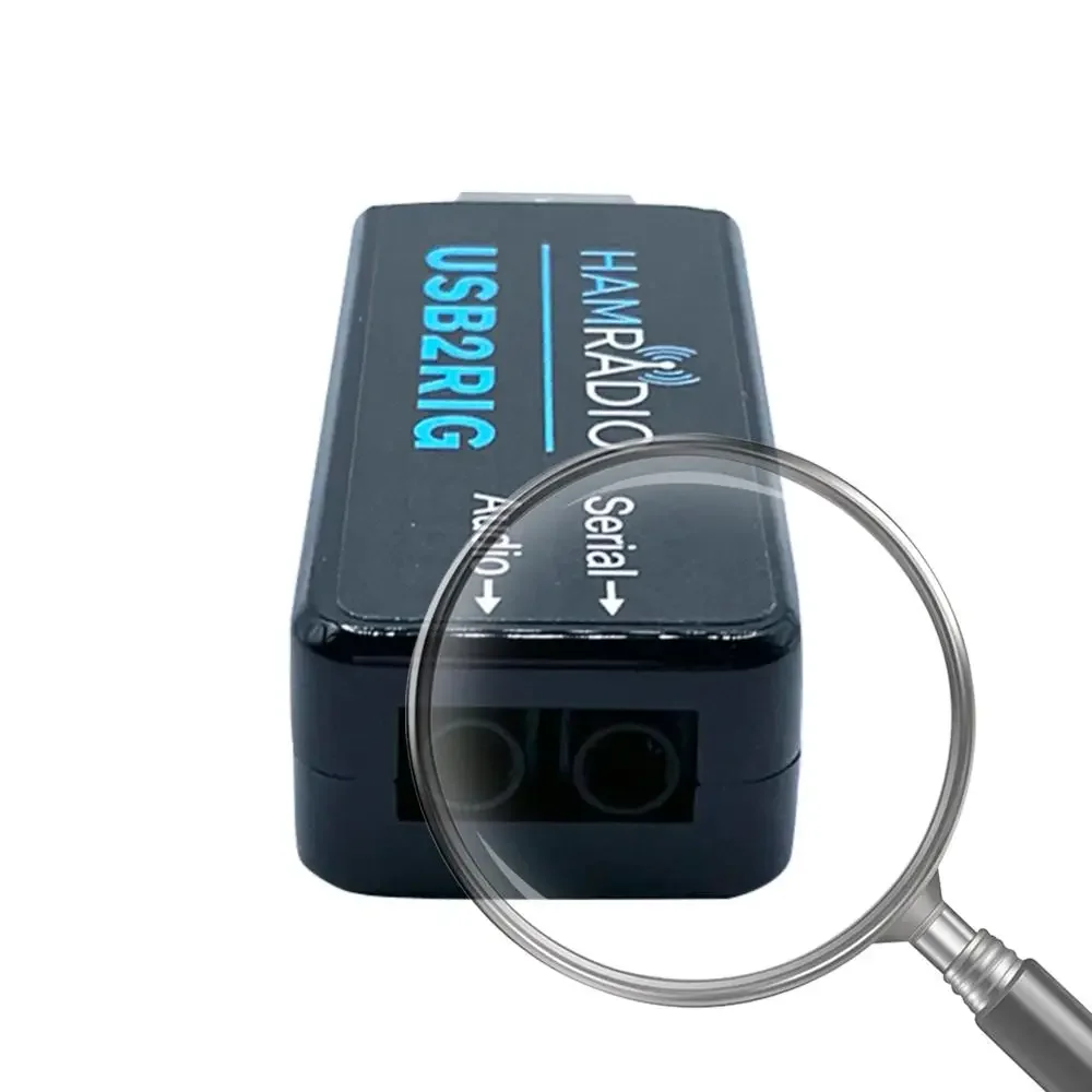 USB2RIG راديو محول الصوت دعم PTT مع التحكم VOX USB كارت الصوت موصل محول TTL/232 مستوى ل كينوود YAESU ICOM #3