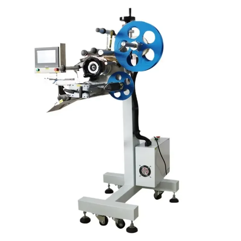 Semi-automatic Flat Label Applicator Suitable for Self-adhesive square Boxes and Film Bags Flat Label Applicator Machine