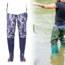 Waders Anti Skid Thigh Waders Lightweight River Boot Fishing Waders Fishing Hip Waders for Gardening Fishing Hunting Agriculture