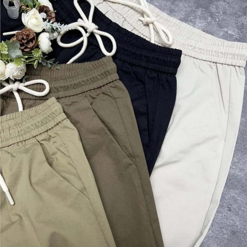 Johnature japanische Fracht tragen Harlan Hosen Frauen Frühling Herbst neue kurz geschnittene Sommer dünne Freizeit hosen Bloomers Frauen