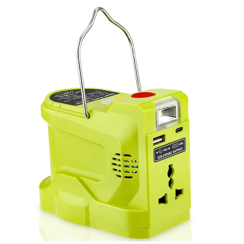 Onduleur Batterie Ryobi 18V Vers 220V 200W – Idéal Camping, Bricolage, Voyage – Marque Etudevis
