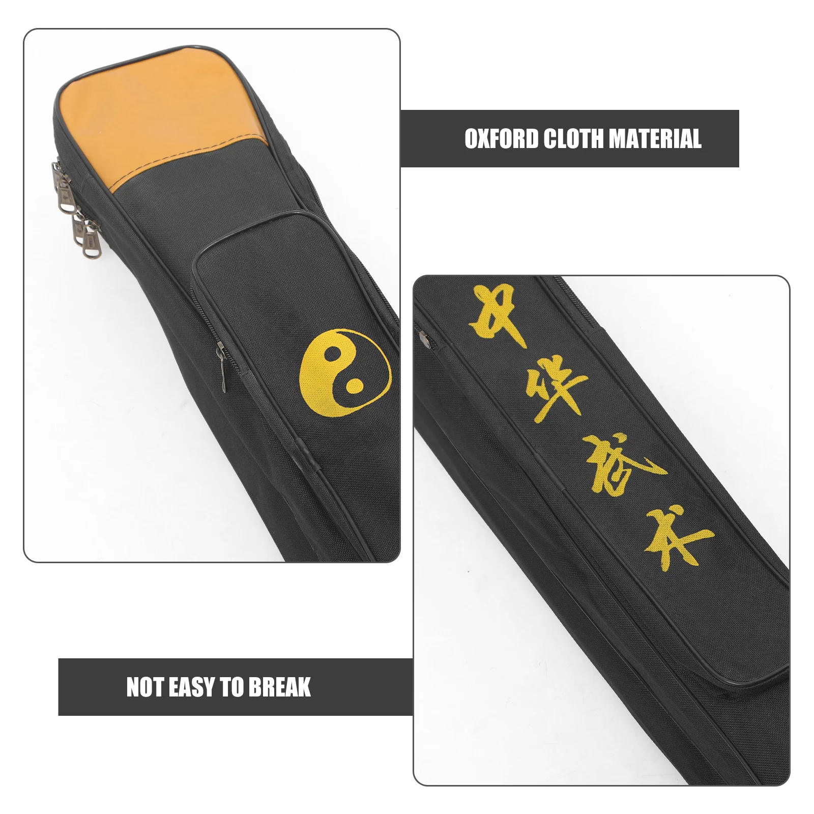 

Heavy Duty Double Layer Sword Bag Portable Wear-Resistant Carry Pouch for Japanese Chinese Long Swords Martial Arts Storage Case