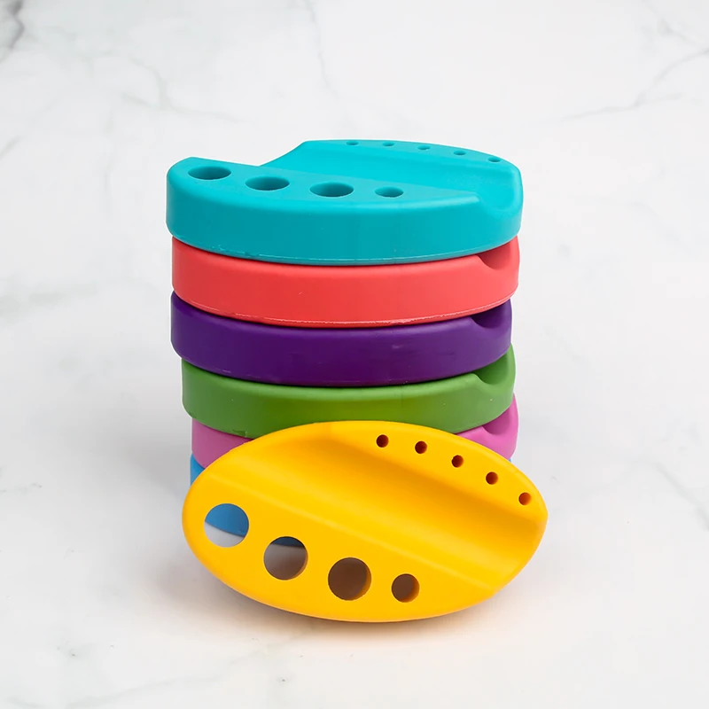 1 قطعة آلة الوشم سيليكون حامل قلم ماكياج المنظم عرض قوس حامل صينية دائمة إطار دعم الوشم الملحقات #5