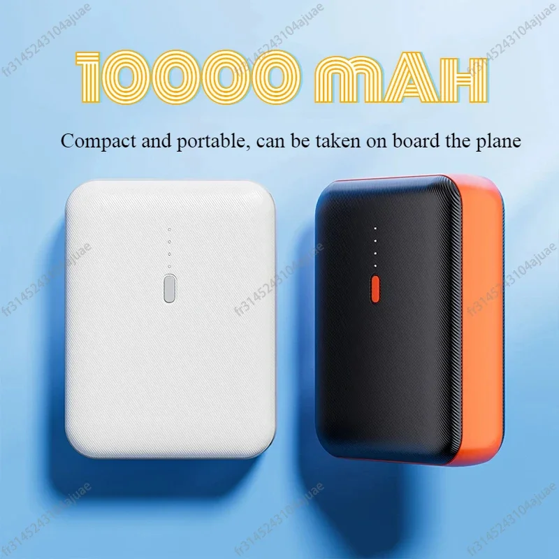 10000mAh Mini Power Bank 2.1A Fast Charging Portable Battery Charger for Samsung iPhone 14 pro Xiaomi Huawei Mate 60 Powerbank