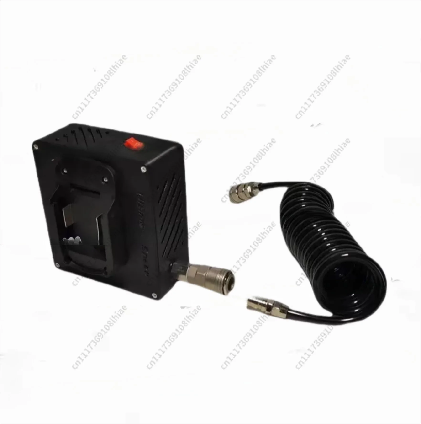 Portable Dual Cylinder Mini Air Compressor Pump Air Filter  Installation for Whole House Woodworking Repair Painting