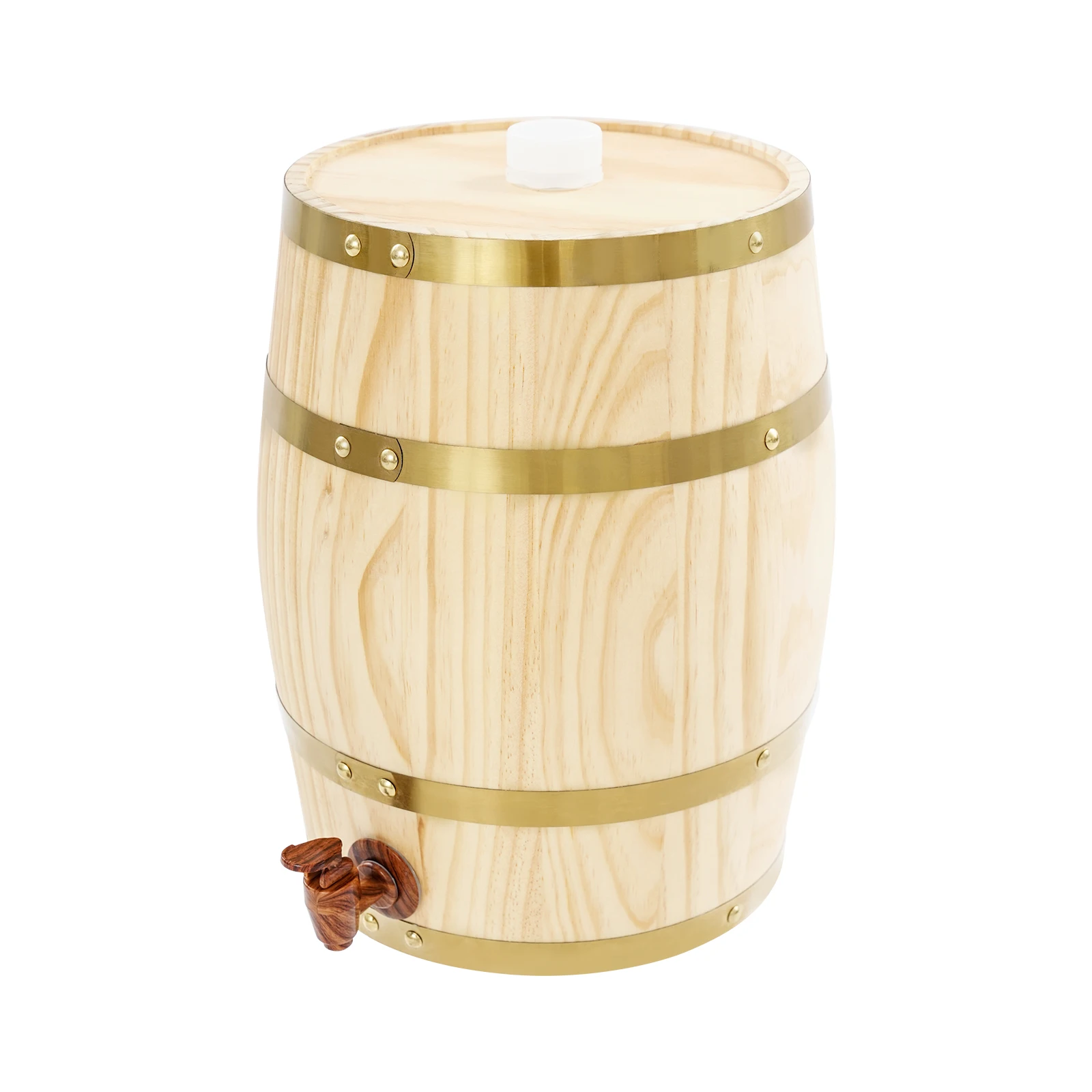 Wine Beer Rum - Fût à vin vertical en bois