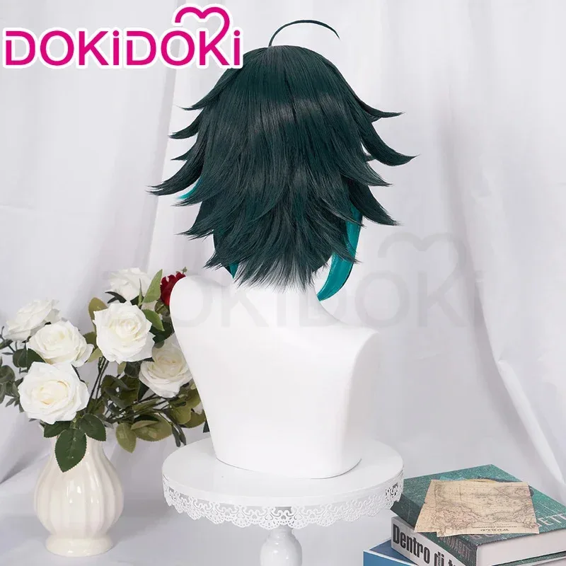 

В НАЛИЧИИ Парик Сяо Игра Genshin Impact Косплей DokiDoki Хэллоуин Сяо Косплей Парик Genshin Impact Сяо Косплей Реквизит Татуировка DFFDU