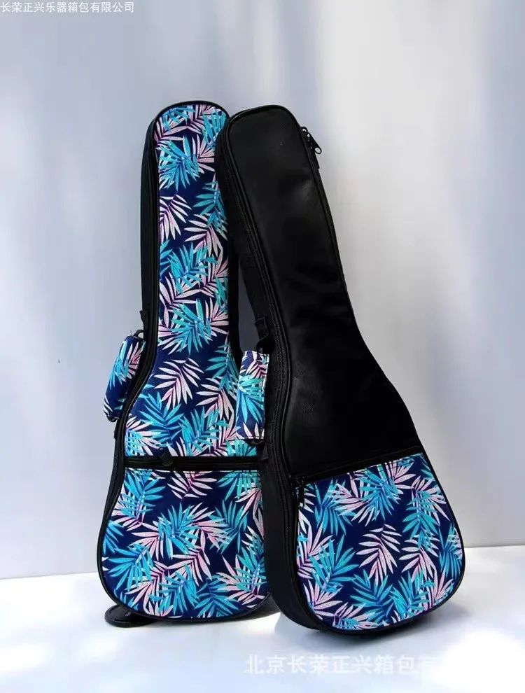 Ukulele Guitar Backpack, Guitar Bag, Big Case, Cotton Thicken Pad, Soprano Concert, Tenor Baritone, 21, 23, 26