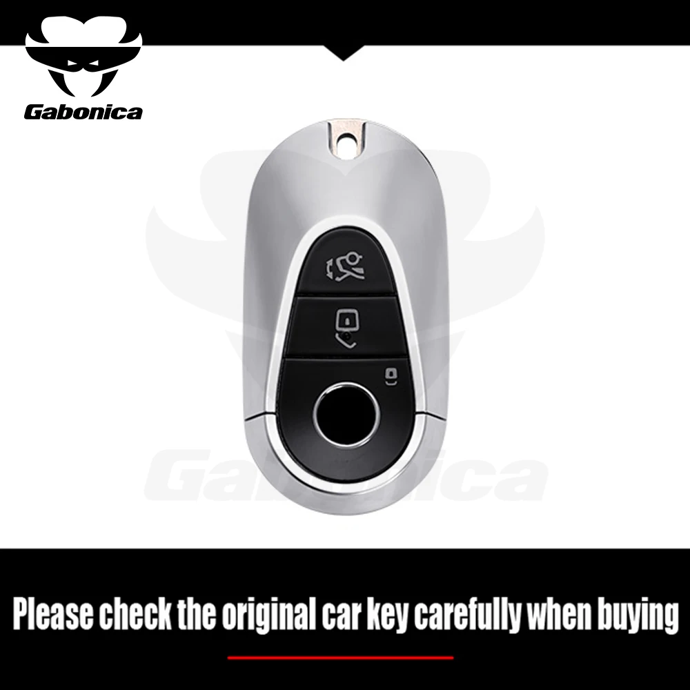 New Car Key Case Remote Cover Shell Bag Holder Fob For Mercedes Benz A B C E S Class S400L CLA CLS GLC GLE GLS EQE EQS S350 S400