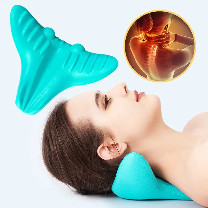 Cervical Relaxation Pillow Portable Neck Massage Neck and Shoulder Repair Cervical Spine Traction Device Massager Relax Body