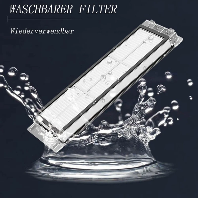 Accessoires de remplacement pour aspirateur Roborock S5 S50 S51 S6 S5MAX E25 E35, brosse principale latérale avec filtre HEPA