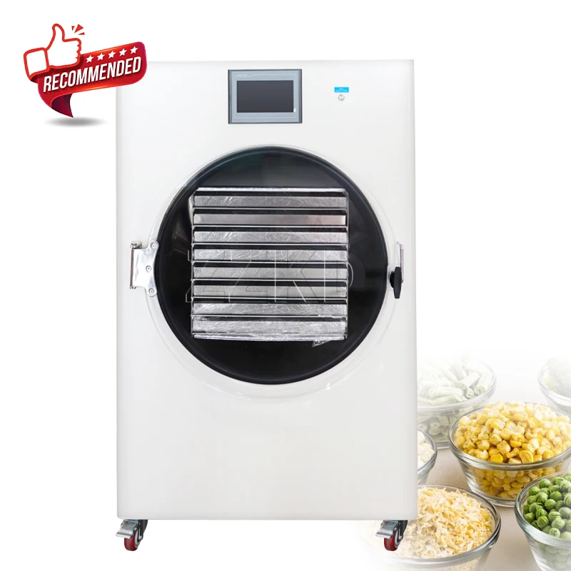 Lyophilizer Machine Home Use 8 Shelf 10kg 15kg 30kg Candy Fruit Vegetable Fruit Yogurt Food Vacuum Freeze Dryer