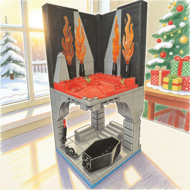 

416pcs MOC Dungeons Dragons Szass Tam Strahd Von Collectible Minifigures Model Toys Building Blocks Construction Christmas Gifts