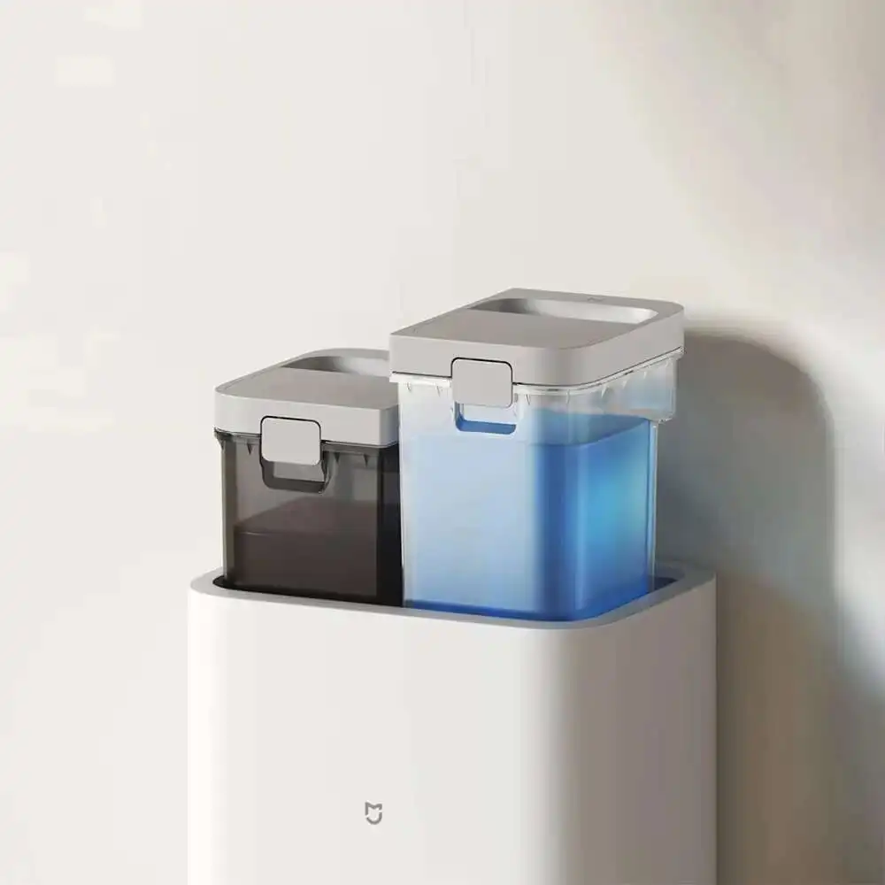 XIAOMI MIJIA セルフロボット掃除機モップ H40 インテリジェント高速ロータリー洗浄 6000PA サイクロン吸引 LDS レーザー