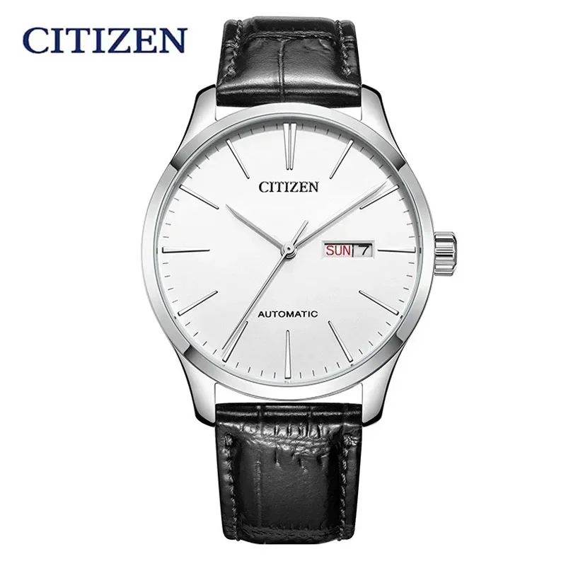 CITIZEN-Relógio De Quartzo De Aço Inoxidável Para Homens, Dual Display, À Prova De Choque, Negócios E Lazer, Marca De Luxo De Moda, NH-8350