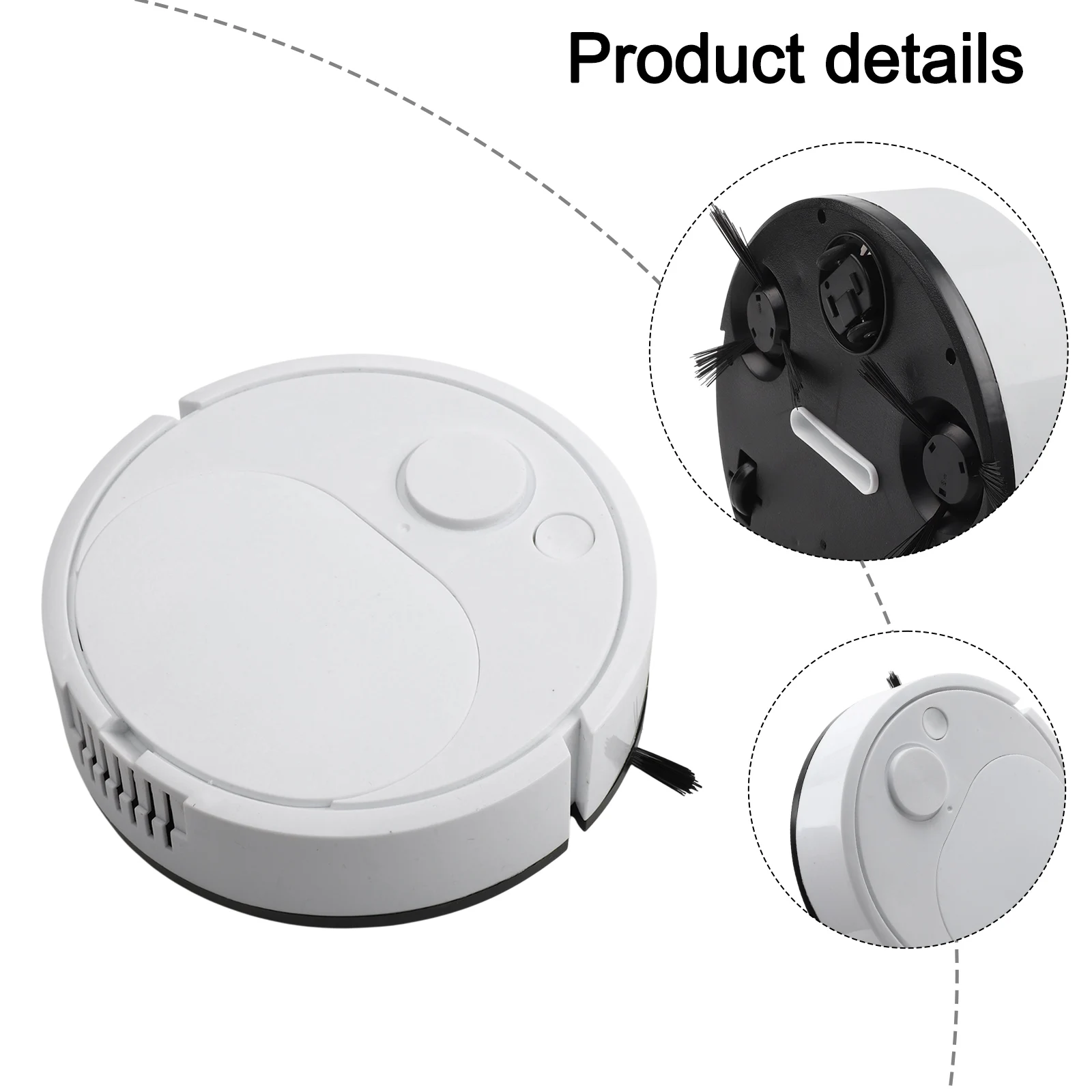 Sleek Robotic Vacuum with Mop Feature for Pet Owners Seeking Efficient Cleaning Solutions Smart Navigation Technology