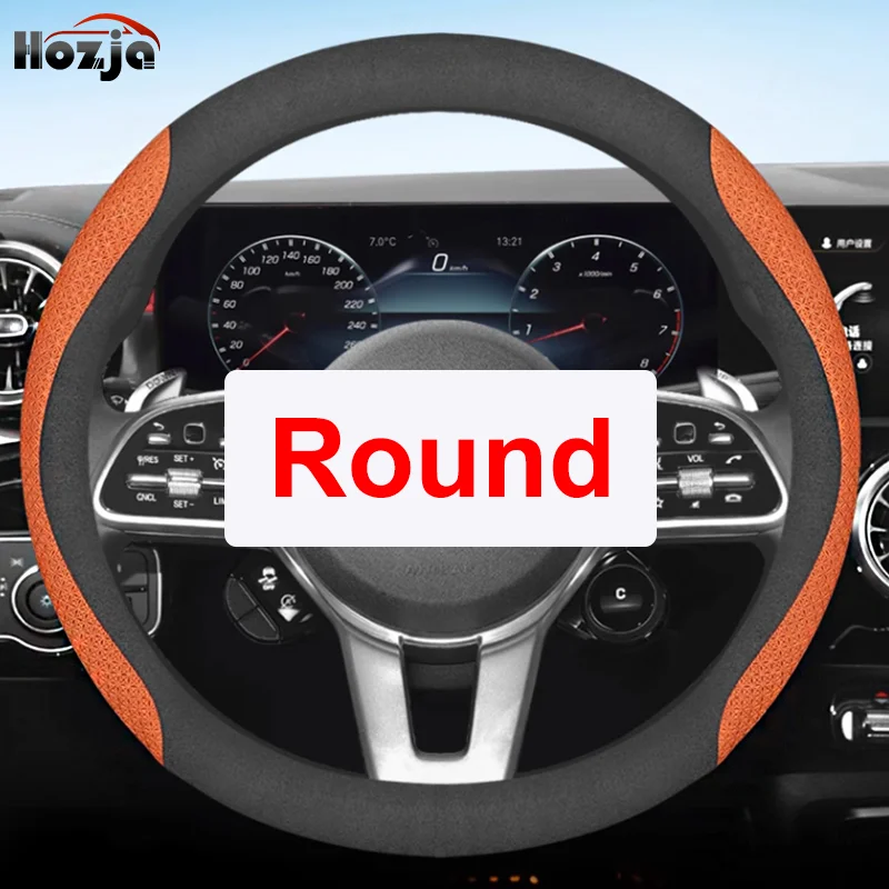 Leather Car Steering Wheel Cover for Opel Vauxhall Astra Mokka Insignia Corsa Vivaro Crossland Grandland GSE Meriva Accessories