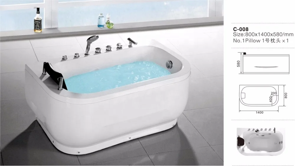 2019 New Cheap Plastic Self Cleaning Portable Bath Tub Whirlpool Cover Bathtub For Adults