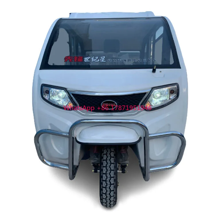 Manufacturer new produce pickup  3 wheel electric cargo tricycle with closed cargo box for adult