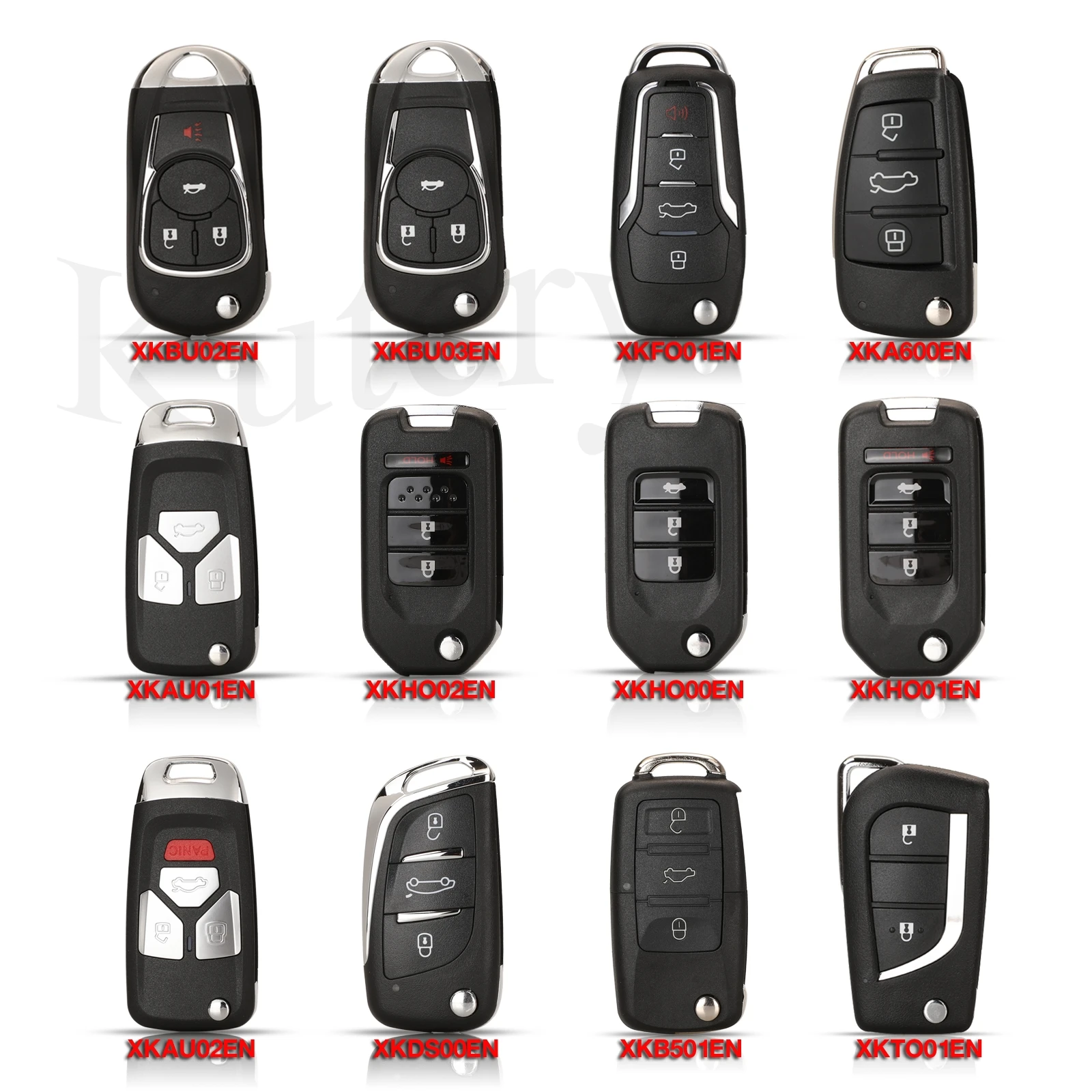 

jingyuqin Wire Remote Key Work For VVDI2/VVDI Key Tool/MIni Key Tool/Key Tool Max XKBU02EN,XKBU03EN,XKFO01EN,XKA600EN,XKAU01EN..