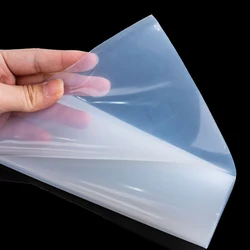 1pcs 0.1 0.2 0.3 0.4 0.5 0.6 - 1.5mm Thick Clear Transparent Silicone Rubber Sheet Plate Mat High Temperature Resistant Gasket