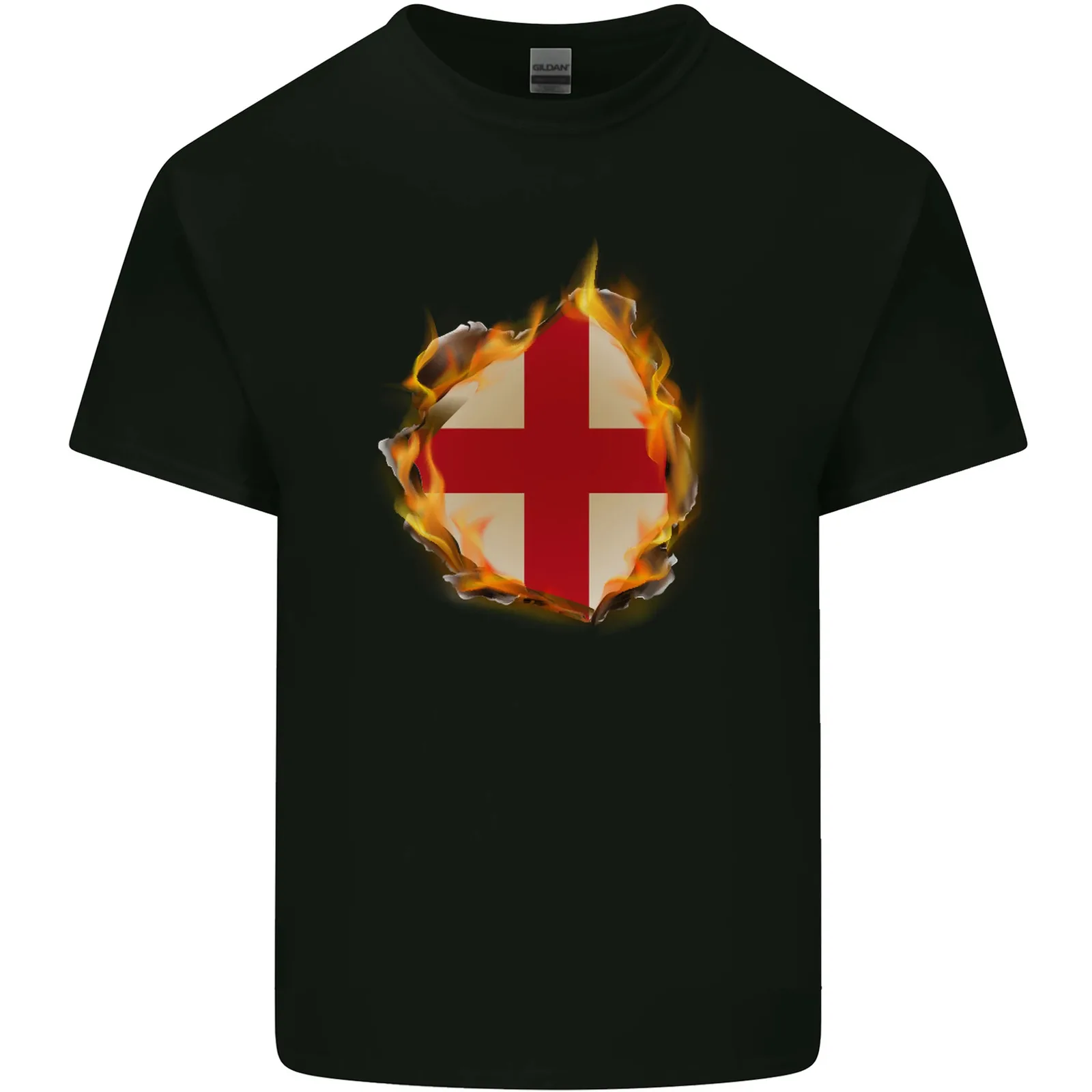 The St Georges Cross English Flag England Mens Cotton T Shirt Top