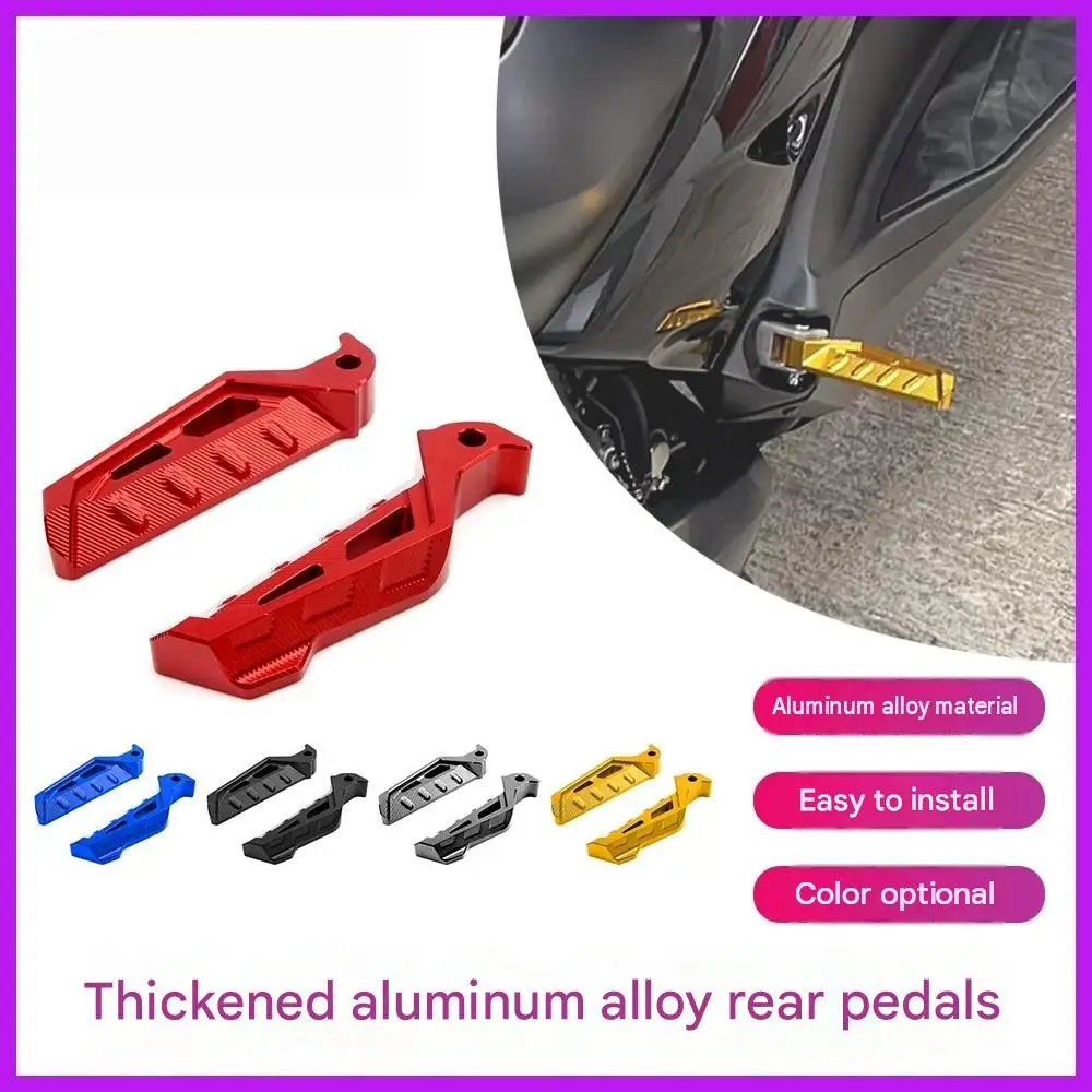 For Yamaha NMAX155 NVX155 Rear Seat Footrest Foldable Storage Design Upward Folding Avoid Scrap Accessory for Motorbikes