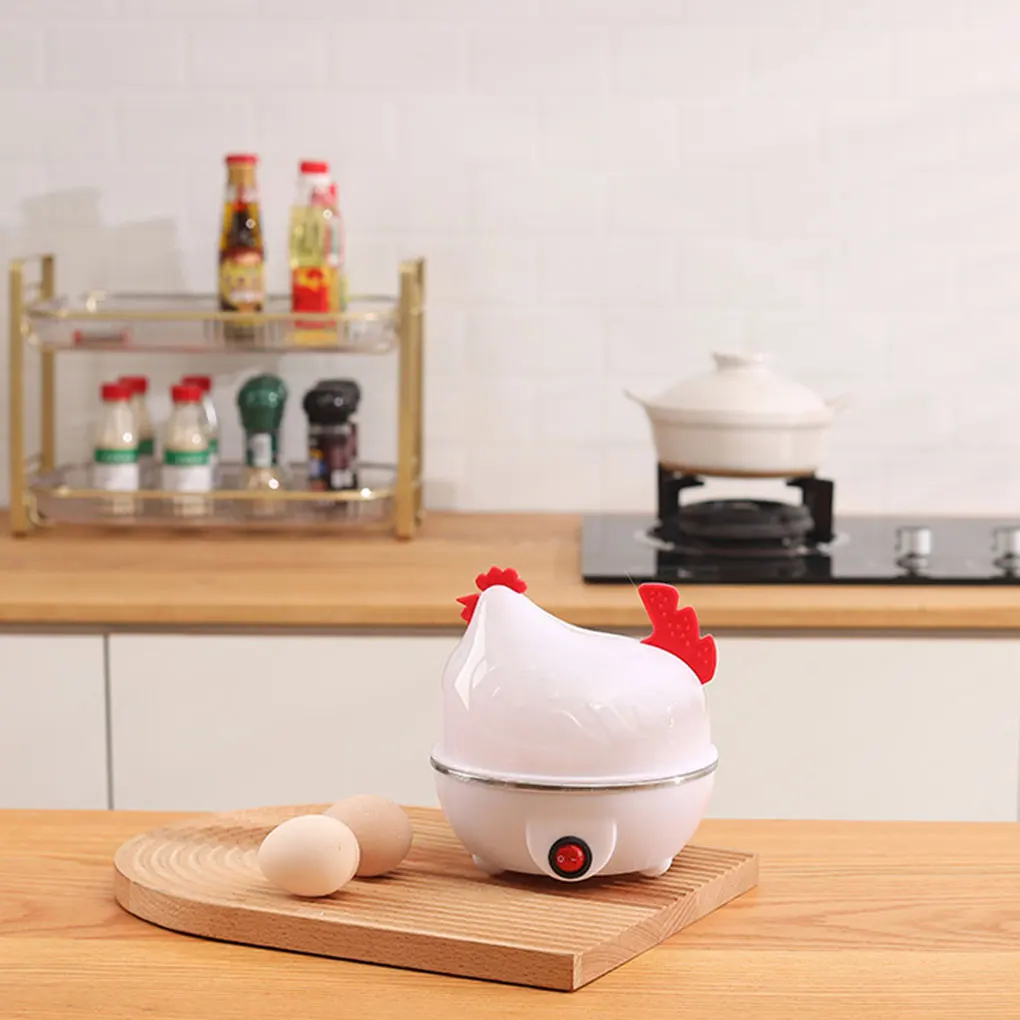 Electric Breakfast Breakfast Convenient Breakfast Egg Electric Egg Steamer Burning And Electric Egg Cooker White