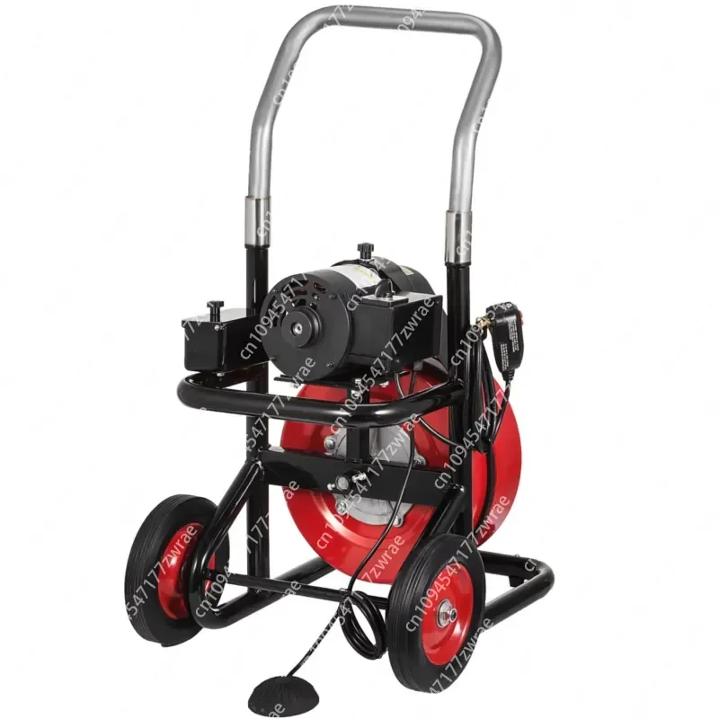 Electric Sewer Cleaning Machine High Pressure Water Jet Drain Cleaner Cable Winder for Pipe Maintenance