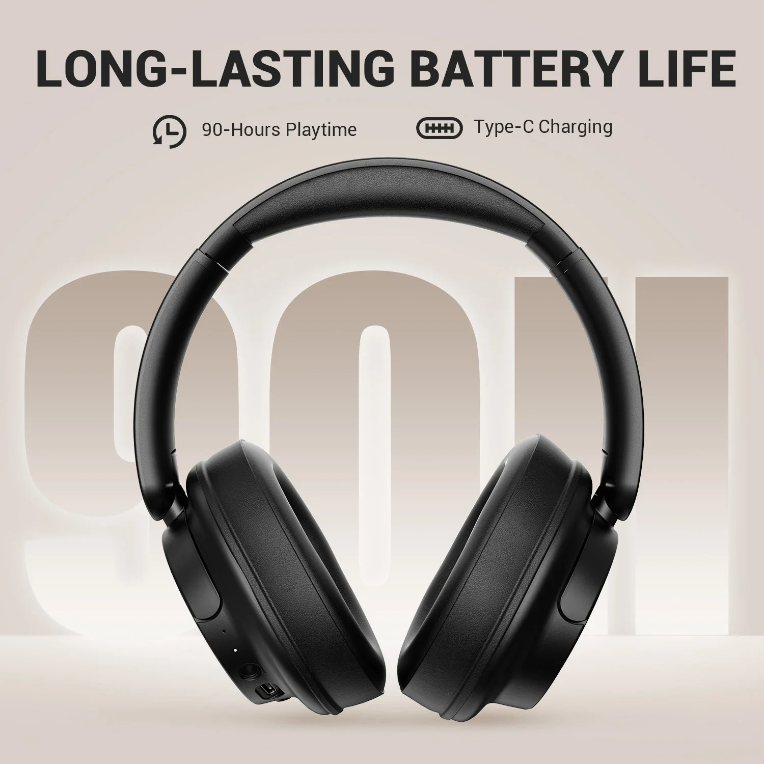 Oneodio EKSA V16 ワイヤレスヘッドホン Bluetooth 5.3 オーバーイヤー