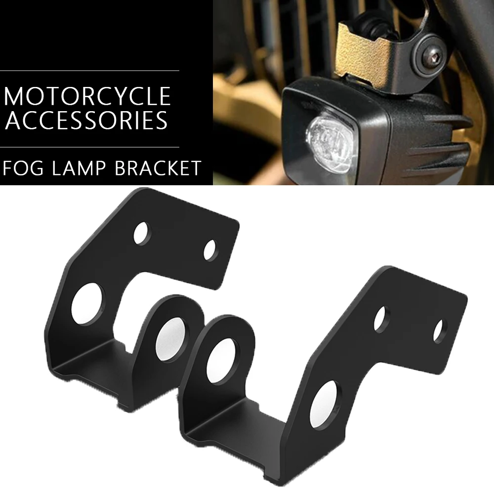 

Motorcycle Accessories Auxiliary Light Mount Holder Lower Fog Lamp Bracket Sets FOR Yamaha Tenere 700 World Raid 2022 2023 2024