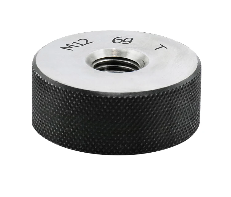 2er-Set 6g Metrische Gewindemessringe M1-M30 GO/NO GO Hochpräzise, professionell anpassbar für die mechanische Prüfung – Detail 7