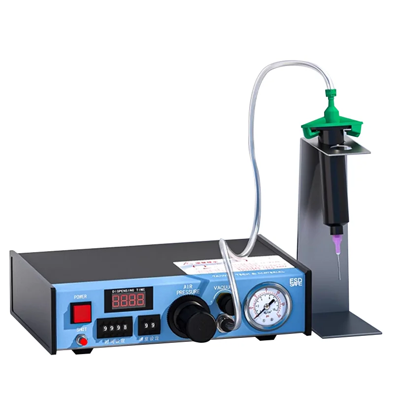 983A High Precision Glue Dispenser Professional Digital Paste Liquid Controller Automatic Epoxy Resin Dispensing Equipment